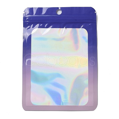 Rectangle Glitter Holographic PVC Zip Lock Bags ABAG-P011-01F-03-1