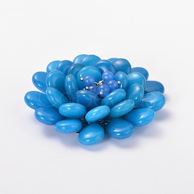 Dyed Jade Cabochons G-N0035-10-1