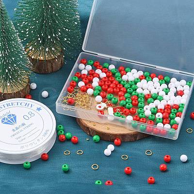 Christmas Theme DIY Bracelet Making Kit DIY-YW0007-02-1