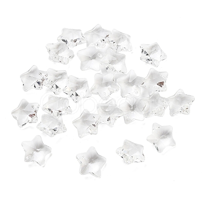 Transparent Glass Pendants GLAA-P037-04-16-1