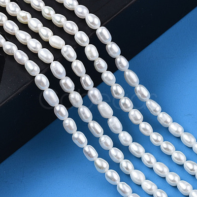 Natural Cultured Freshwater Pearl Beads Strands PEAR-N012-03G-1