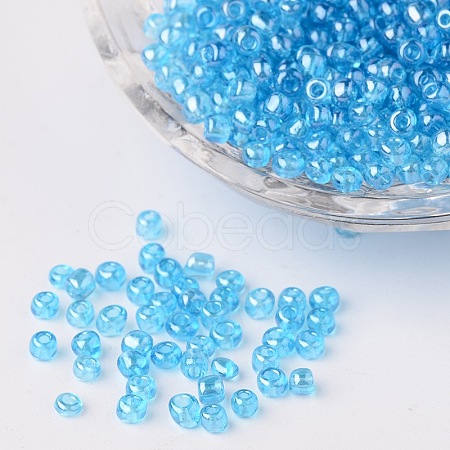 Round Glass Seed Beads X-SEED-A006-3mm-103-1
