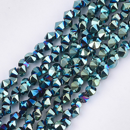 Electroplate Glass Beads Strands EGLA-S179-03A-A05-1