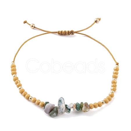 Natural Gemstones Adjustable Bracelets VY0463-6-1