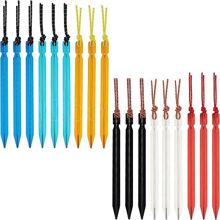 SUPERFINDINGS Aluminum Alloy Tent Stakes FIND-FH0001-72-1