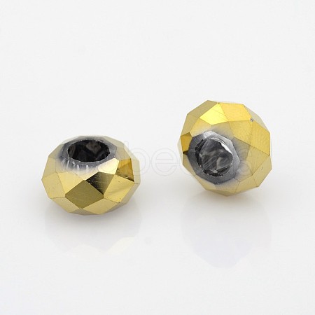 Full Plated Electroplate Glass Beads GPDL-J028-FP01-1
