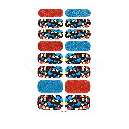 Nail Art Full Cover Nail Art Wrap MRMJ-T078-ZE0035-1