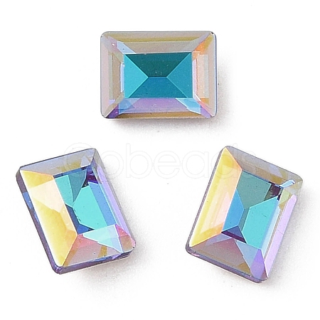 Glass Rhinestone Cabochons RGLA-L029-05A-BBLA-1