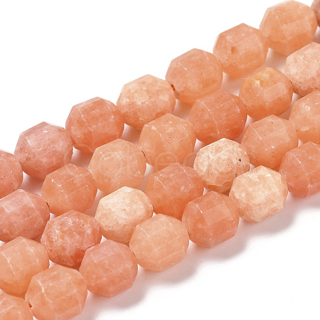 Natural Calcite Beads Strands G-I291-B02-1
