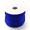 Nylon Thread, Rattail Satin Cord, Blue, 1.5mm, about 100yards/roll(300 feet/roll)