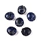 Natural Sodalite Footprint Figurines, for Home Office Desktop Decoration, 25~25.5x22.5~23x12~13.5mm