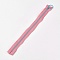 Garment Accessories, Nylon and Resin Closed-end Zipper, Zip-fastener Component, Pink, 33.3~33.5x2.8x0.2cm