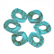 Acrylic Linking Rings, Quick Link Connectors, For Jewelry Chains Making, Imitation Gemstone Style, Light Sea Green, 51.5x45x3.5mm, Hole: 23x16mm, about: 78pcs/500g