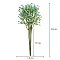 Plastic Imitation Babysbreath, Artificial Flower Bouquets, for Wedding Bouquet Floral Arrangement Table Decoration, Deep Sky Blue, 320mm