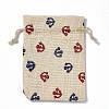Burlap Packing Pouches Drawstring Bags ABAG-L016-A10-2