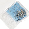 925 Sterling Silver Earring Hooks and Plastic Ear Nuts DIY-TA0002-30-4