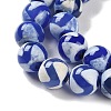 Natural Tibetan Wave Pattern dZi Agate Beads Strands G-B084-A05-01-4