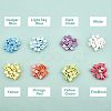 SUPERFINDINGS 120Pcs 8 Colors Handmade Porcelain Ceramic Beads PORC-FH0001-03-3