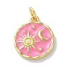 Rack Plated Brass Enamel Pendants KK-Z039-02C-1