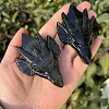 Natural Golden Sheen Obsidian Carved Dragon Figurines PW-WG46613-01-5