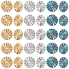 DICOSMETIC 30Pcs 3 Colors 304 Stainless Steel Pendant STAS-DC0012-41-1