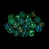 Luminous Transparent Rainbow Iridescent Acrylic Beads LACR-K001-02-4