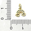 Brass Micro Pave Colorful Cubic Zirconia Pendants KK-H475-12G-3