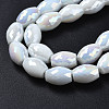 Electroplate Glass Beads Strands EGLA-S194-15A-A13-3