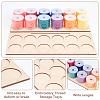 12 Numbered Slots Wood Embroidery Thread Storage Trays TOOL-WH0201-03-4