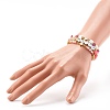 Handmade Polymer Clay Beads Stretch Bracelets Sets BJEW-JB06353-01-3