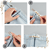  Elit 24Pcs 24 Style Plastic Imitation Pearl Beaded Safety Pin Brooches Set SJEW-PH0001-10-3