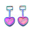 Rainbow Color Alloy Pendants PALLOY-N156-193-NR-2