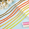 Gorgecraft 50M 4 Colors Wave Bending Fringe Trim OCOR-GF0003-49-4