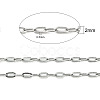 Tarnish Resistant 304 Stainless Steel Cable Chains CHS-K001-30-2mm-2