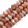 Natural Sunstone Beads Strands G-S376-007-1