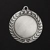 Alloy Pendant Cabochons Settings FIND-WH0128-83A-1