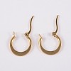 304 Stainless Steel Hoop Earrings EJEW-P040-20-A-3
