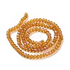 Electroplate Glass Beads Strands X1-EGLA-A034-T6mm-L01-2