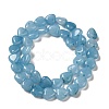 Natural Aquamarine Beads Strands G-B022-17B-2