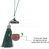 Acorn Wood Diffuser Pendant Decorations HJEW-WH0042-54B-4