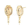 Rack Plating Brass Stud Earring Findings KK-N233-185-2