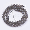 Natural Black Moonstone Beads Strands G-J157-12mm-05-4