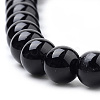 Natural Obsidian Beads Strands G-S259-33-8mm-3
