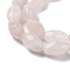 Natural Rose Quartz Beads Strands G-P520-C09-01-4
