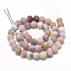 Natural Pink Opal Beads Strands G-R446-12mm-38-2