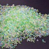 AB Color Plated 3D Nail Art Glass Mini Ball Beads MRMJ-WH0064-40H-1