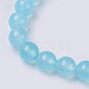 Natural Jade Beaded Stretch Bracelet BJEW-P213-23-8mm-2