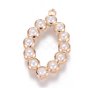 Plastic Imitation Pearl Beads Pendants IFIN-F156-08LG-2