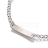 304 Stainless Steel Link Bracelets BJEW-I274-37S-3