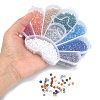 1730Pcs 9 Style 6/0 Round Glass Seed Beads SEED-YW0002-04-5